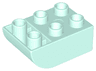 Duplo, Brick 2 x 3 Slope Curved Inverted