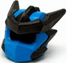 Minifigure, Headgear Helmet with Molded Pearl Dark Gray Crests, Barbs, and Knot Pattern