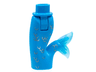 Mini Doll Hips and Mermaid / Merman Tail Assembly with Molded Satin Trans-Light Blue Caudal Fin and Printed Metallic Light Blue Scales Pattern