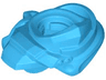 Minifigure Armor Shoulder Pad and Wrap with Scabbard for 2 Katanas