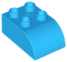 Duplo, Brick 2 x 3 Slope Curved
