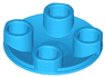 Plate, Round 2 x 2 with Rounded Bottom (Boat Stud)