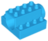 Duplo, Brick 4 x 4 x 2 with Large Rotor Mounting (Ferris Wheel)
