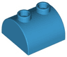 Slope, Curved 2 x 2 Double with 2 Hollow Studs