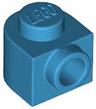 Brick, Round 1 x 1 x 2/3 Half Circle Extended with Stud on Side