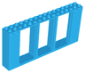 Door, Frame 2 x 16 x 6 with 3 Openings and 2 Studs on Either Side on Front