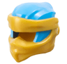 Minifigure, Headgear Ninjago Wrap Type 9 with Molded Pearl Gold Wraps and Knot Pattern