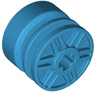 Wheel 18mm D. x 14mm with Axle Hole, Fake Bolts and Shallow Spokes