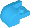 Slope, Curved 2 x 2 Corner Round with Recessed Stud