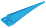 Plate, Modified 1 x 2 with Angular Extension with Molded Flexible Rubber Dark Azure Tip Pattern