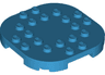 Plate, Modified 6 x 6 with Rounded Corners and 4 Feet