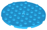 Plate, Round 8 x 8 with Hole