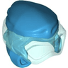 Minifigure, Headgear Ninjago Wrap Type 8 with Molded Trans-Light Blue Scuba Diver Mask Pattern