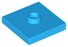 Plate, Modified 2 x 2 with Groove and 1 Stud in Center (Jumper)