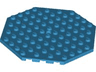 Plate, Modified 10 x 10 Octagonal with Hole
