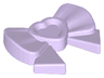 Friends Accessories Hair Decoration, Bow with Heart, Long Ribbon, and Small Pin