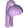 Minifigure, Hair Female Ponytail Long Straight with Hair Tie