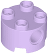 Brick, Round 2 x 2 with Pin Holes
