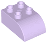 Duplo, Brick 2 x 3 Slope Curved
