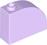 Slope, Curved 3 x 1 x 2 with Hollow Stud