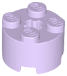 Brick, Round 2 x 2 with Axle Hole