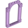 Door, Frame 1 x 6 x 7 Arched with Notches and Rounded Pillars