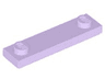 Plate, Modified 1 x 4 with 2 Studs with Groove