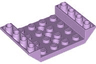 Slope, Inverted 45 6 x 4 Double with 4 x 4 Cutout and 3 Holes
