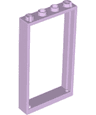 Door, Frame 1 x 4 x 6 with 2 Holes on Top and Bottom