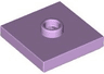 Plate, Modified 2 x 2 with Groove and 1 Stud in Center (Jumper)