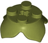 Plant Leaves 2 x 2 with 4 Petals and Axle Hole