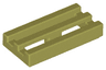 Tile, Modified 1 x 2 Grille with Bottom Groove
