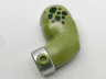 Arm Giant, Left with Stud on Wrist, Dark Green Spots and Silver Manacle Pattern