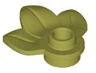 Plant Plate, Round 1 x 1 with 3 Layered Leaves