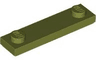 Plate, Modified 1 x 4 with 2 Studs with Groove