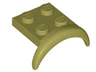 Vehicle, Mudguard 3 x 3 x 1 with Arch Round