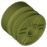Wheel 18mm D. x 14mm with Pin Hole, Fake Bolts and Shallow Spokes