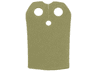 Minifigure Cape Cloth, Straight Sides - Traditional Starched Fabric