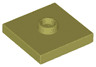 Plate, Modified 2 x 2 with Groove and 1 Stud in Center (Jumper)