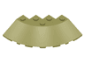 Brick, Round Corner 6 x 6 with Slope 33 Edge, Facet Cutout