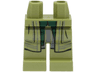 Hips and Legs with Coattails, Dark Green Pants and Dark Bluish Gray Shirttails Pattern