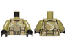 Torso SW Armor Camouflage Elite Corps Trooper Pattern / Olive Green Arms / Black Hands