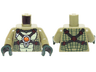 Torso Crocodile Skin with Dark Green Crossing Straps and Fire Chi Emblem Pattern / Olive Green Arms / Dark Green Hands