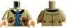 Torso Jacket Open with Black Collar, Blue Jumper, Lollipops and Candy Canes in Pockets Pattern / Olive Green Arms / Light Nougat Hands
