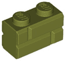 Brick, Modified 1 x 2 with Masonry Profile