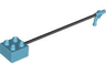 Duplo, Brick 2 x 2 with Black Hose and Nozzle