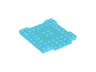 Brick, Modified 8 x 8 x 2/3 with 1 x 4 Indentations and 1 x 4 Plate