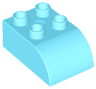 Duplo, Brick 2 x 3 Slope Curved