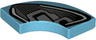 Tile, Round Corner 2 x 2 Macaroni with Black and Silver Ford GT Headlight Pattern Model Right Side