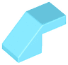 Slope 45 2 x 1 with Cutout without Stud
